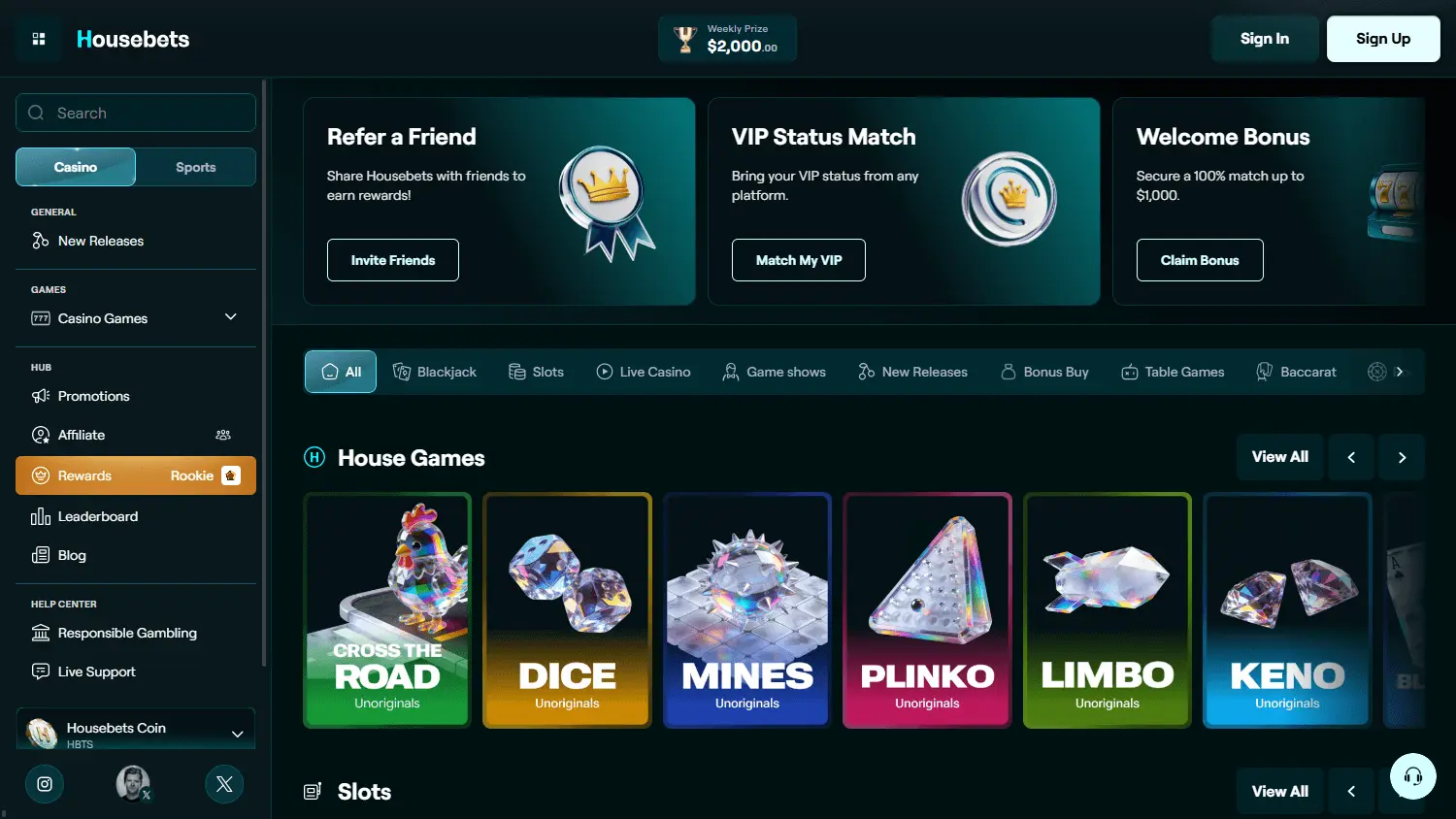 Housebets Promotions Explained: Cashback, Rakeback and Reload Offers image 1