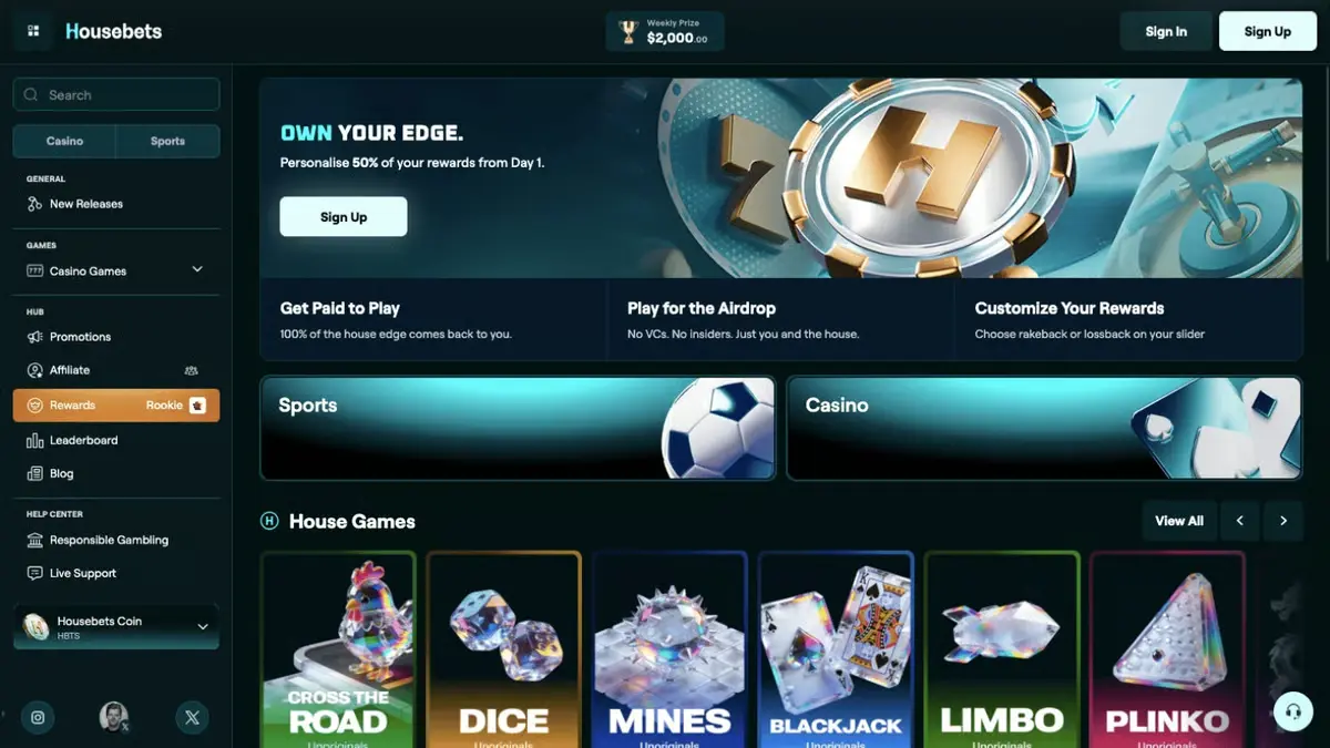 Housebets Promotions Explained: Cashback, Rakeback and Reload Offers image 2